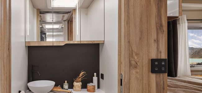 Salle de bain d'un Le Voyageur 7.8